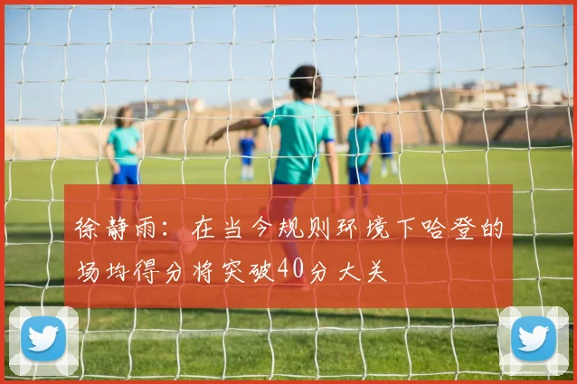 徐静雨：在当今规则环境下哈登的场均得分将突破40分大关